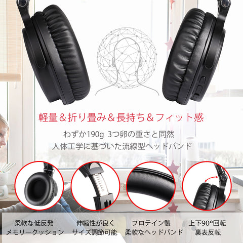 OneOdio ProM ゲーミングヘッドセット Bluetooth搭載 Xbox /PS4/PC対応