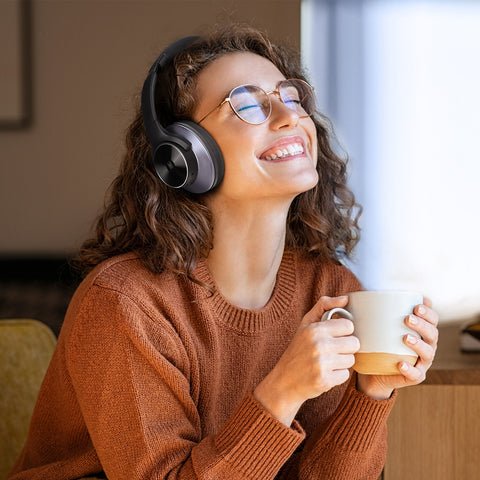 OneOdio A10 ノイズキャンセリング  Bluetooth 5.0 ワイヤレスヘッドホン マイク内蔵【アップグレード版】