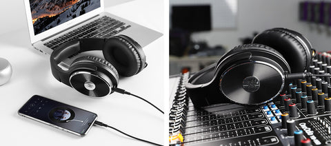 OneOdio Studio HiFi 高音質 ハイレゾ対応 有線モニターヘッドホン  オーバーイヤー